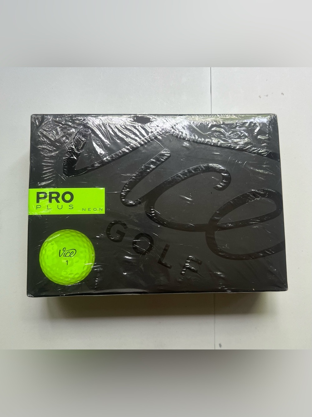 Pro Plus Neon Golf Balls - Bright Yellow-Green (12-Pack)
